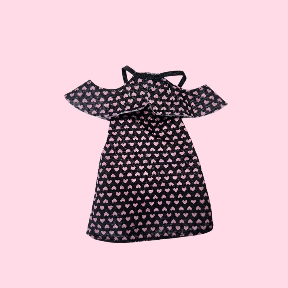 ☆Barbie Doll Polka Heart Dress Vintage